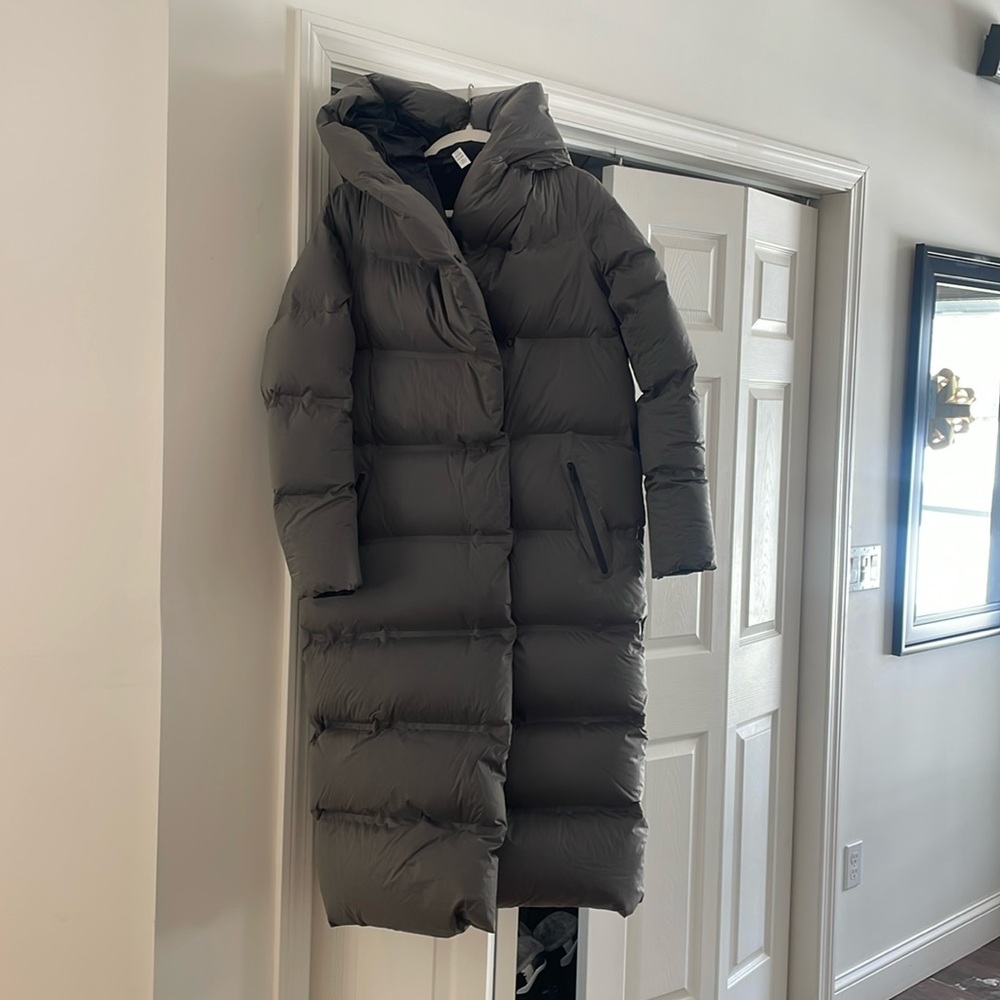 Lululemon long down coat/puffer